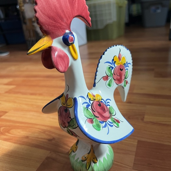 Rooster hand painter porcelain - Picture 3 of 4